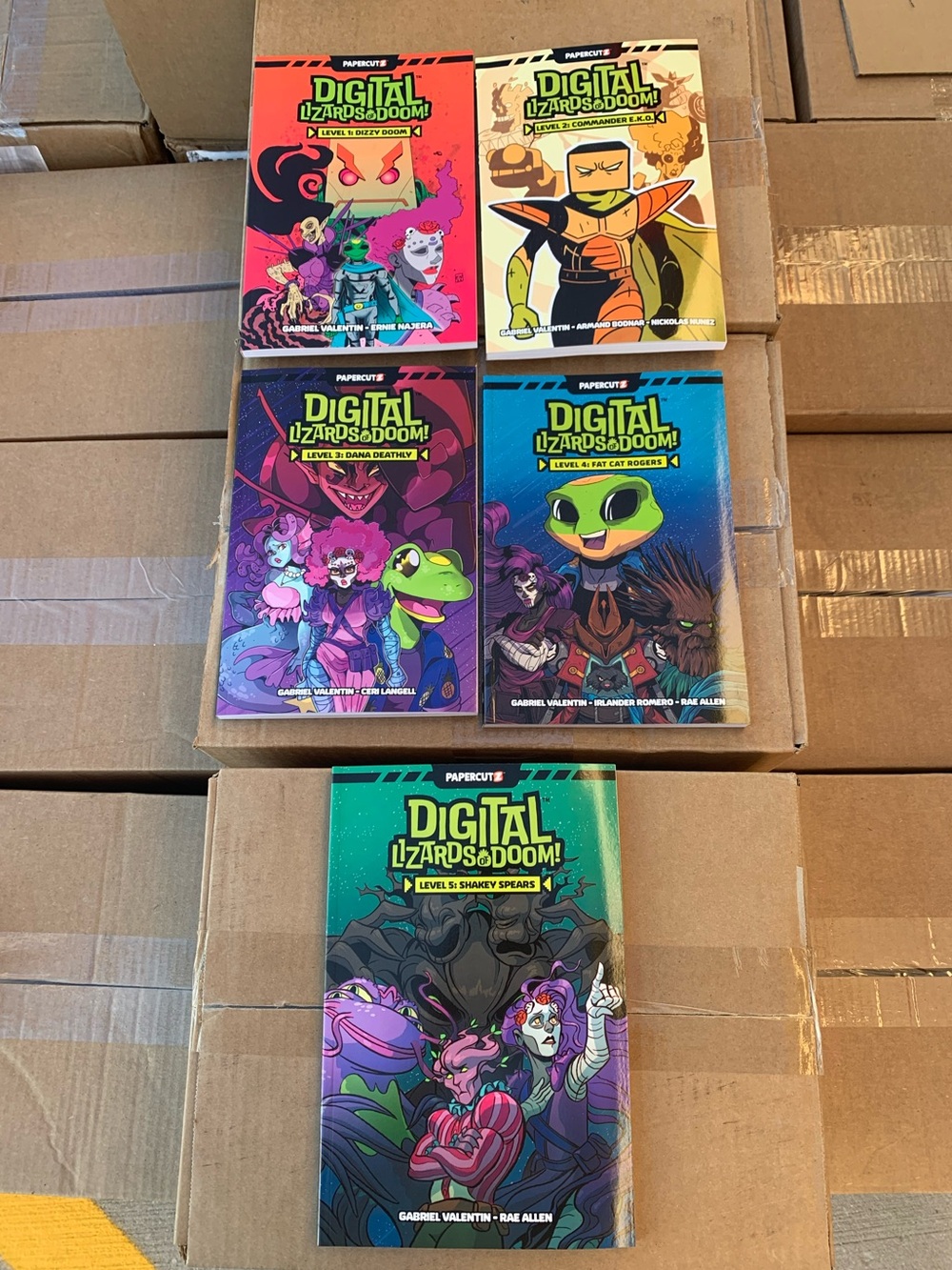 DIGITAL LIZARDS OF DOOM! Graphic Novel Collection Level 1- Level 5